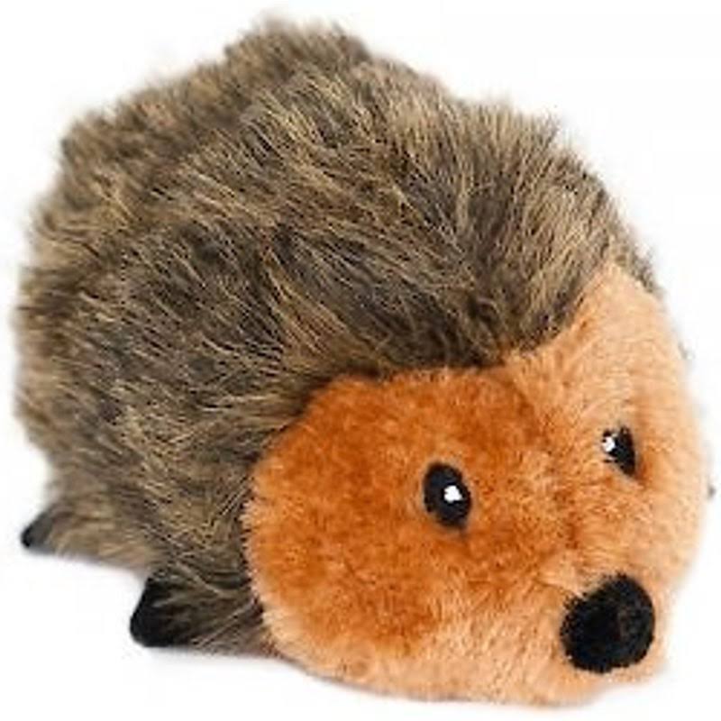 ZippyPaws Hedgehog Squeaky Plush Dog Toy - Small