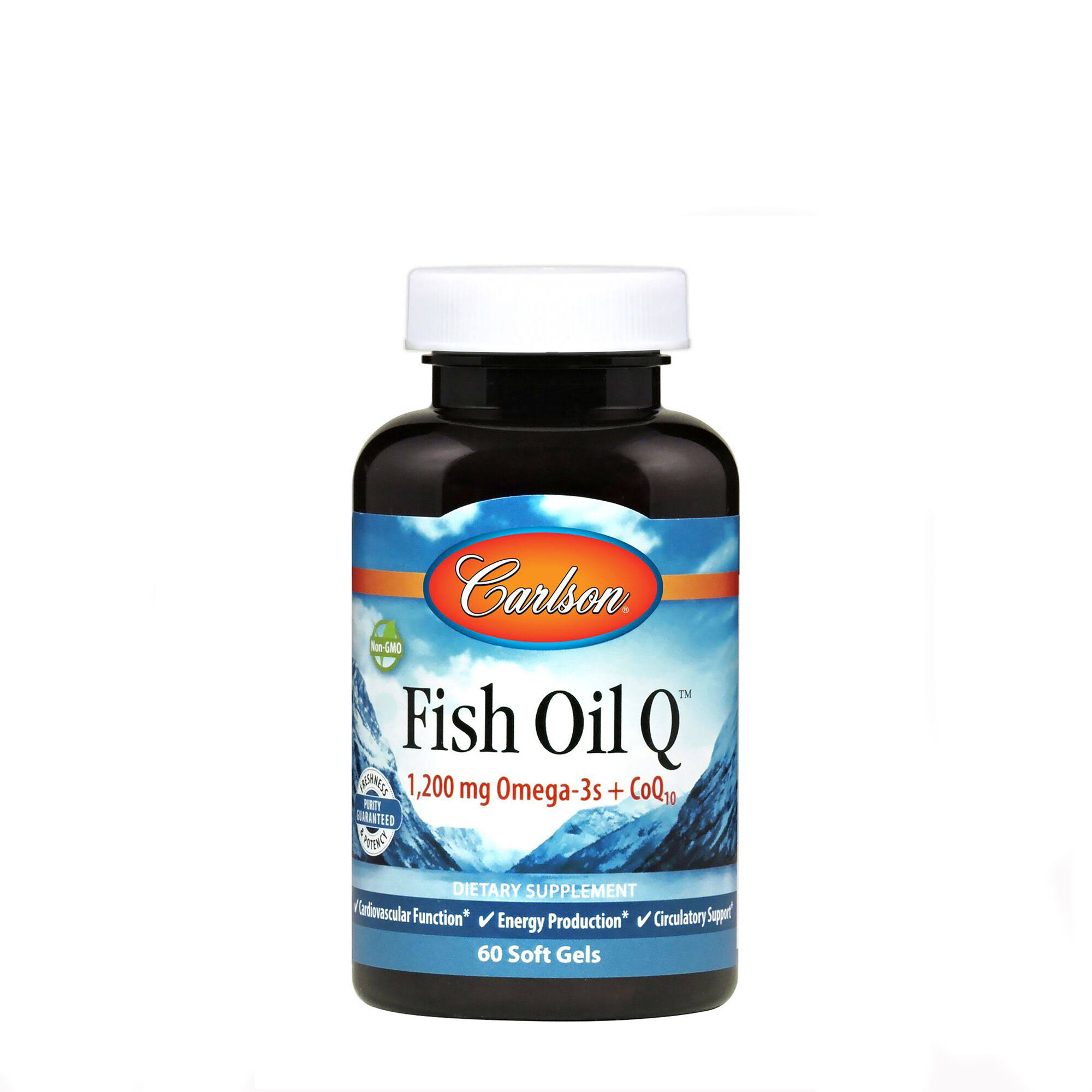 Carlson Labs Fish Oil Q Dietary Supplement - 60 Softgels