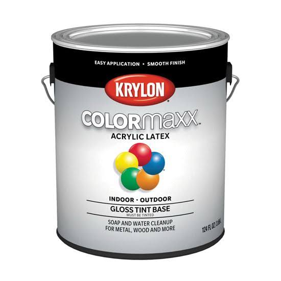 Krylon K05657007-16 Tint Base Colormaxx Paint, Gloss, 1 Gal 2 Pack