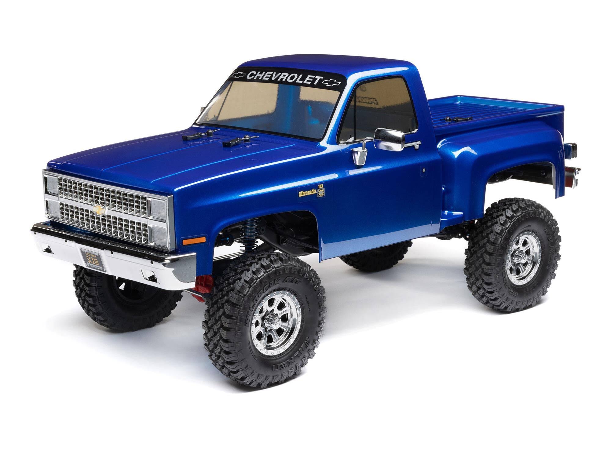 Axial Scx10 III Base Camp '82 Chevy K10 Rock Crawler RTR, Blue, AXI03030T1