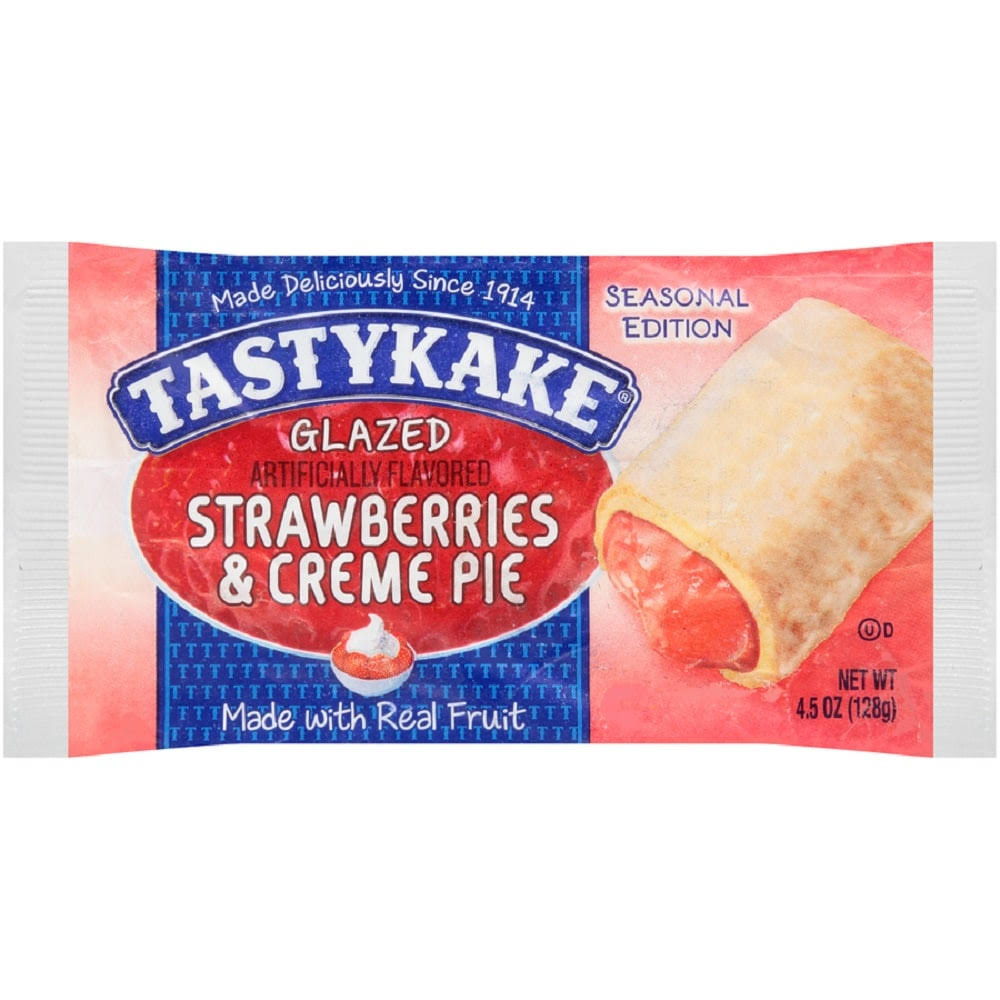 Tastykake Glazed Strawberries & Creme Pie - 4.5 oz