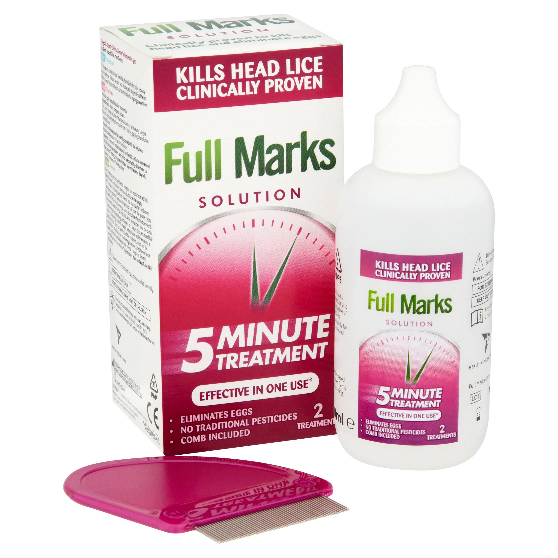 Full Marks Head Lice Solution - 100ml