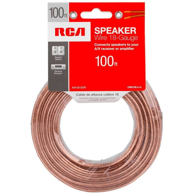 Rca Speaker Wire - 18 Gauge, 30.4m
