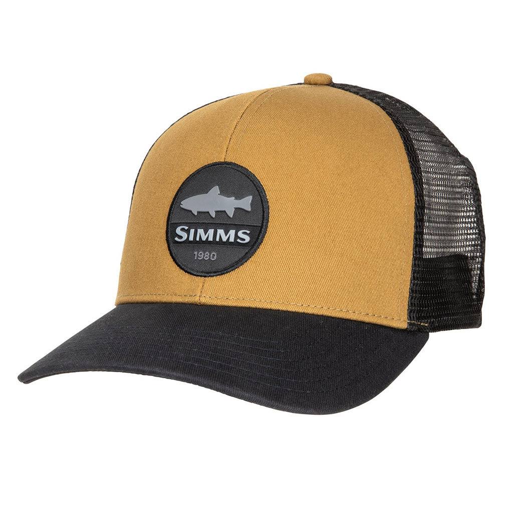 Simms Trout Patch Trucker Hat/Dark Bronze