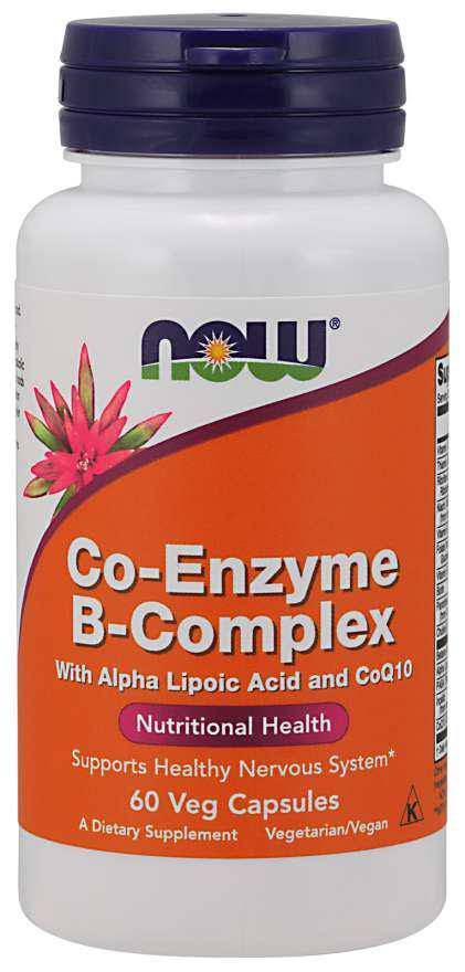 Now Foods - Co-Enzyme B-Complex 500 mg. - 60 Vegetarian Capsules