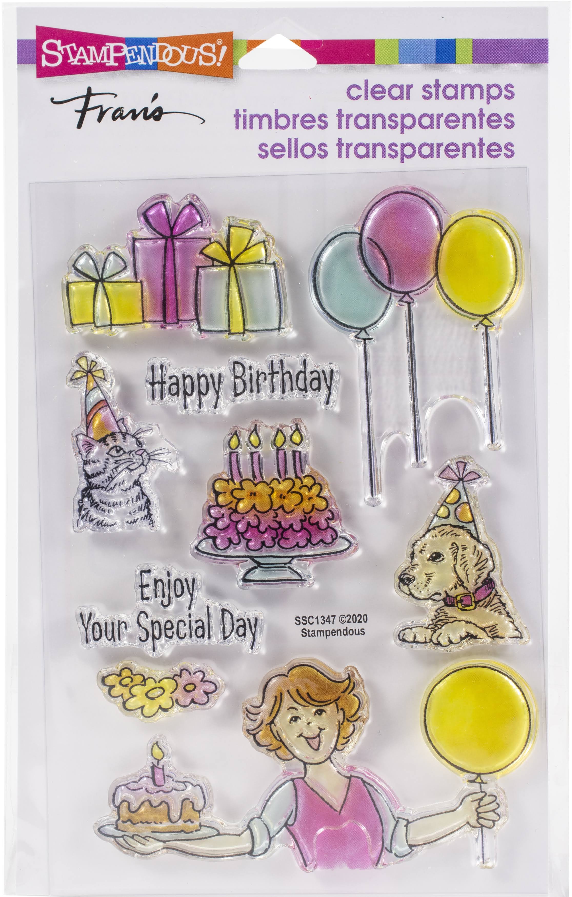 Stampendous Birthday Gift Clear Photopolymer Stamps