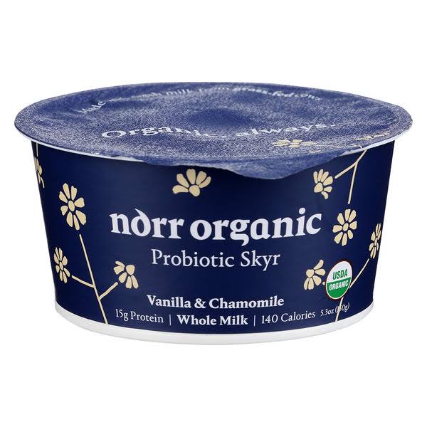 Norr Organic Probiotic Skyr, Vanilla & Chamomile - 5.3 oz