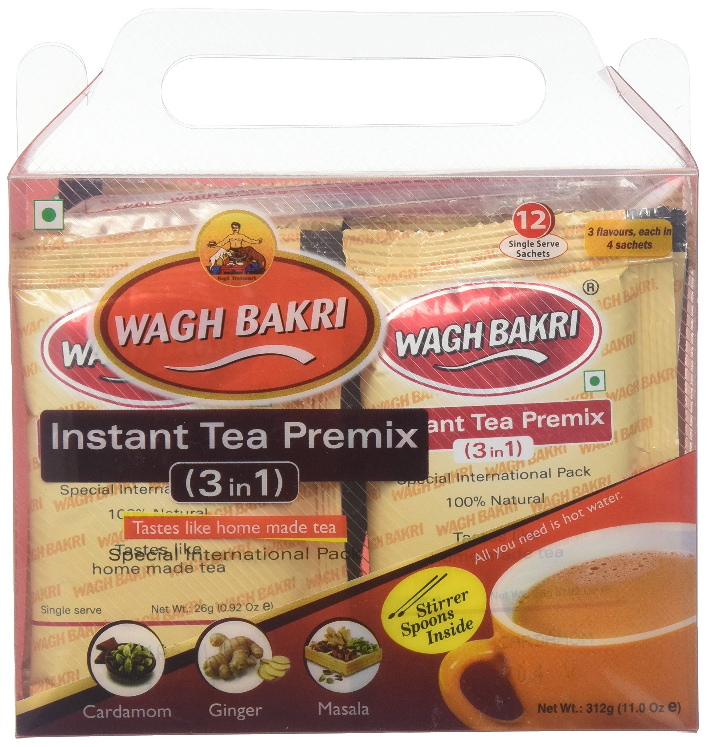 Wagh Bakri 3 in 1 Instant Tea Premix - 10pk