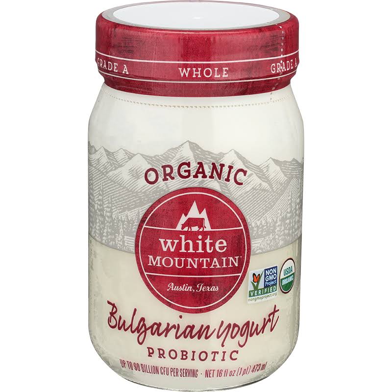 White Mountain Bulgarian Yogurt, Organic, Probiotic - 16 fl oz