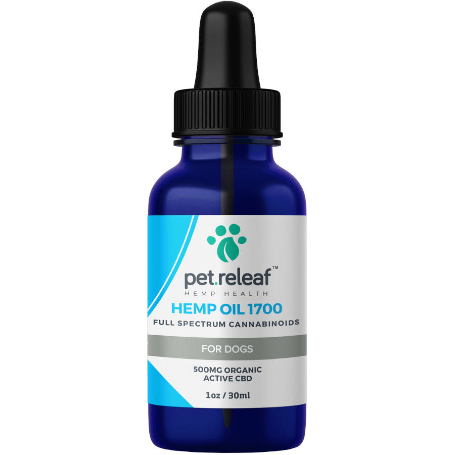 Pet Releaf Oil 1700 Supplement for Dogs & Cats, 1-oz