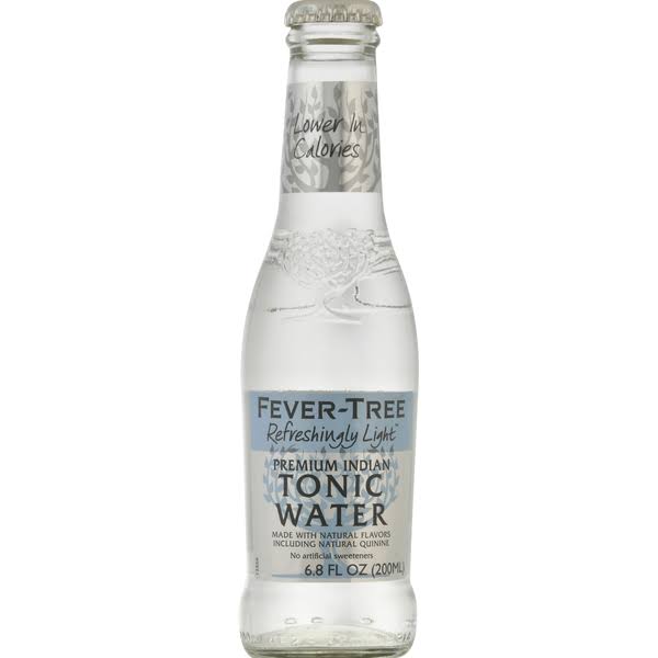 Fever Tree Refreshingly Light Tonic Water, Premium Indian - 6.8 fl oz