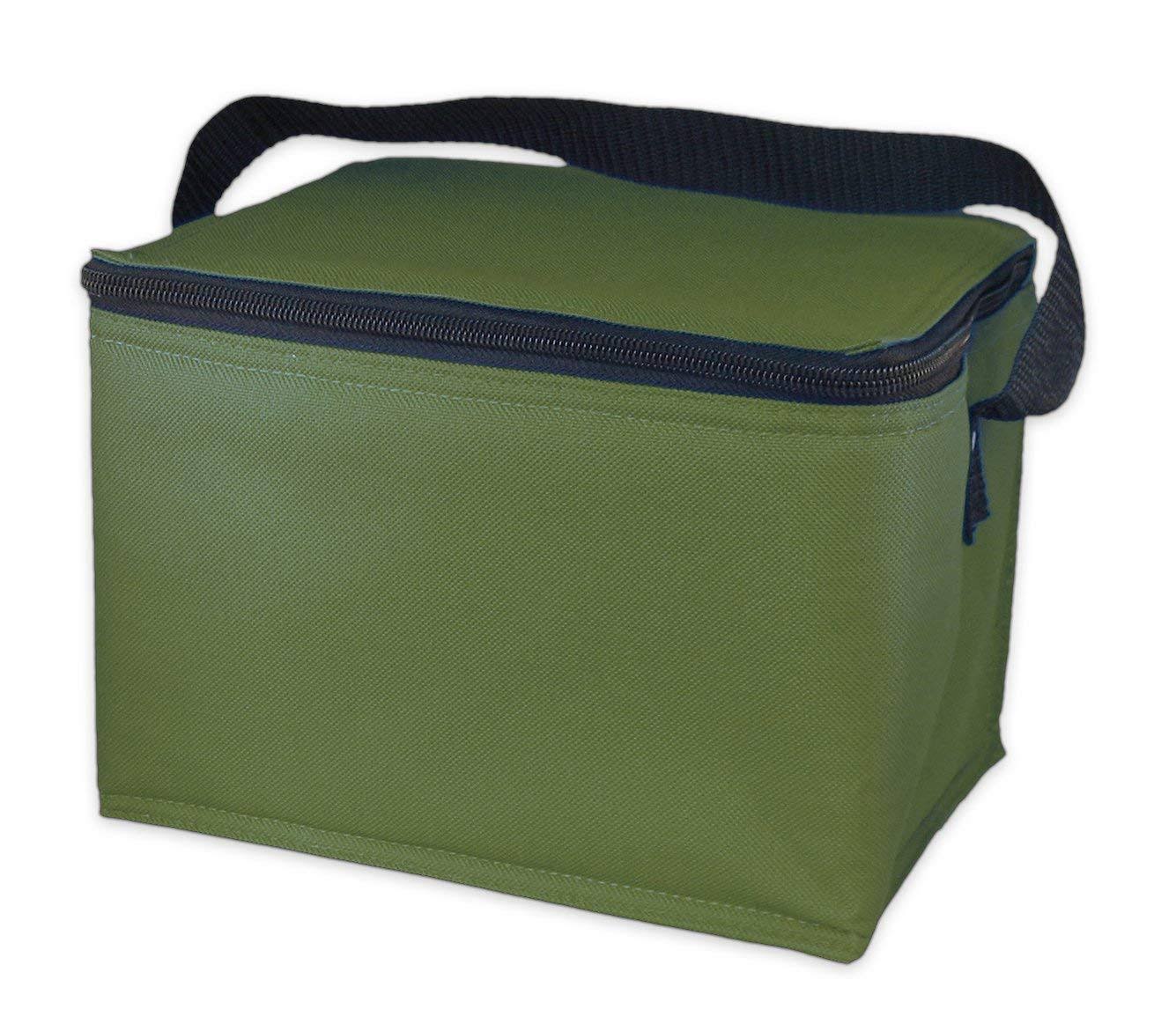 Easylunchboxes Insulated Lunch Box Cooler Bag, Olive