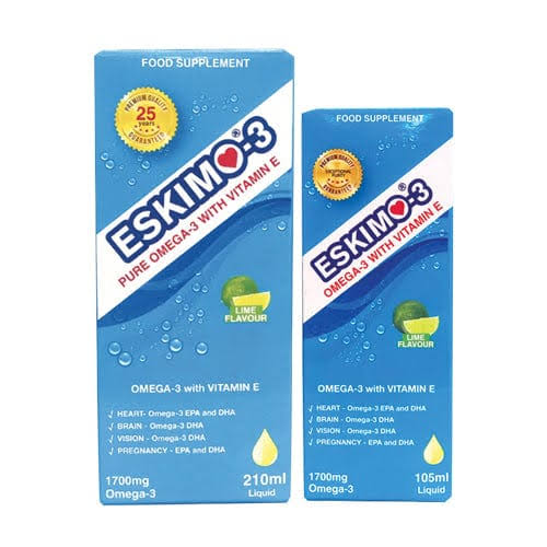 Eskimo Omega 3 Vitamin E 210ml & Eskimo Omega 3 105ml