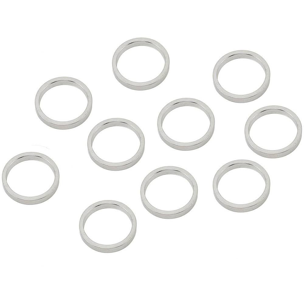 Wheels Manufacturing 1-1/8-Inch Spacer (Silver/ 1.5mm, Bag of 10)