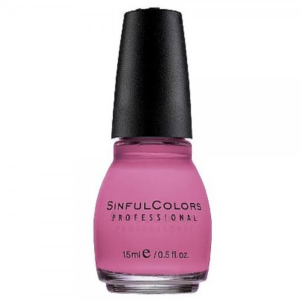 Sinful Colors Professional Nail Polish Enamel - 313 Pink Forever, 0.5oz