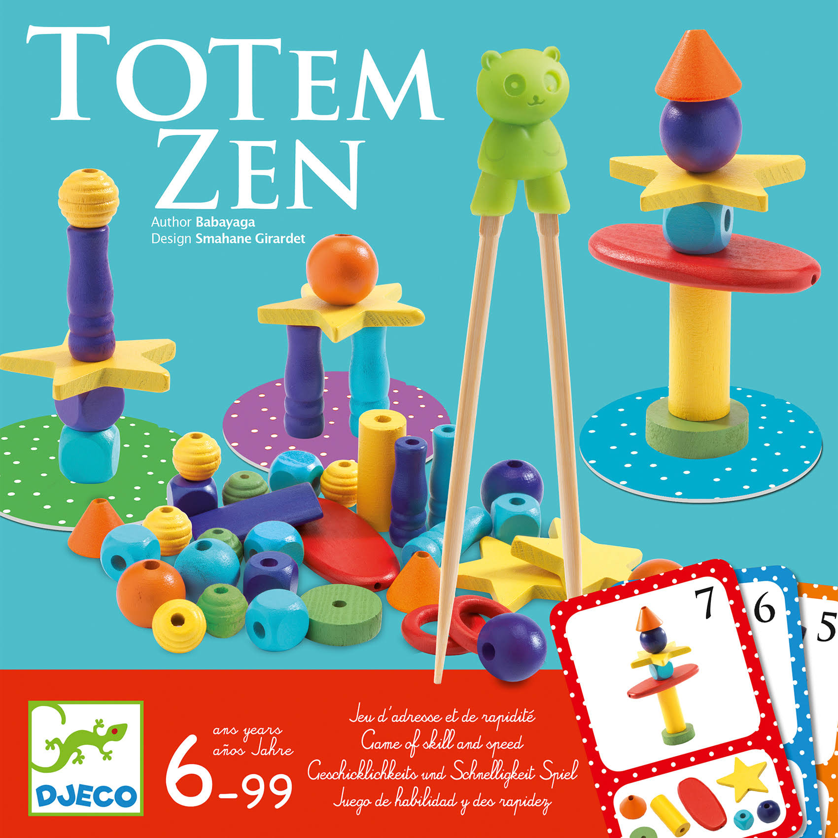 Djeco DJ08454 Totem Zen Board Game