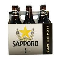 Sapporo Beer, Premium - 6 pack, 12 fl oz bottles