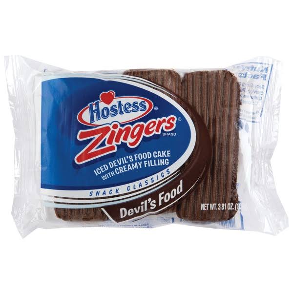 Hostess Zingers Iced Devil's Food 3 Cake Pack