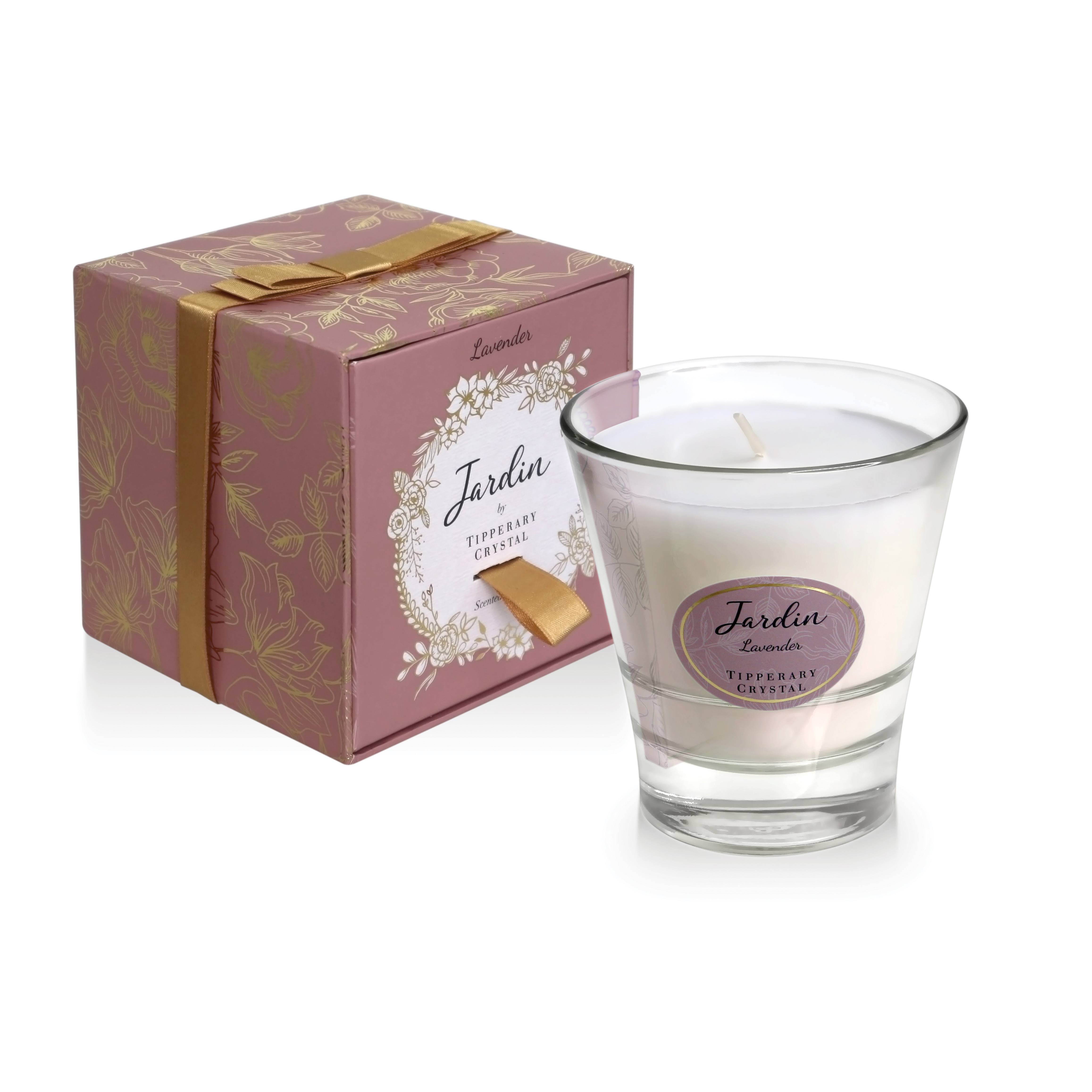 Tipperary Crystal Jardin Collection Lavender Scented Candle