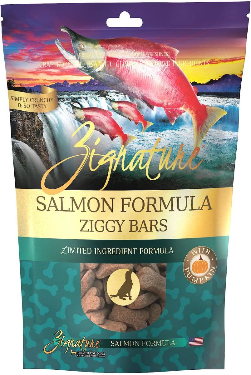 Zignature Ziggy Bars - Salmon & Pumpkin 12oz