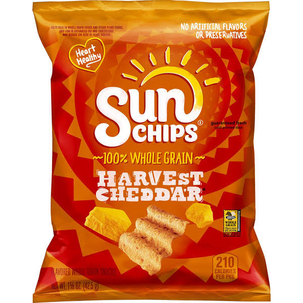 Sunchips Multigrain Snacks - Harvest Cheddar, 1.5oz