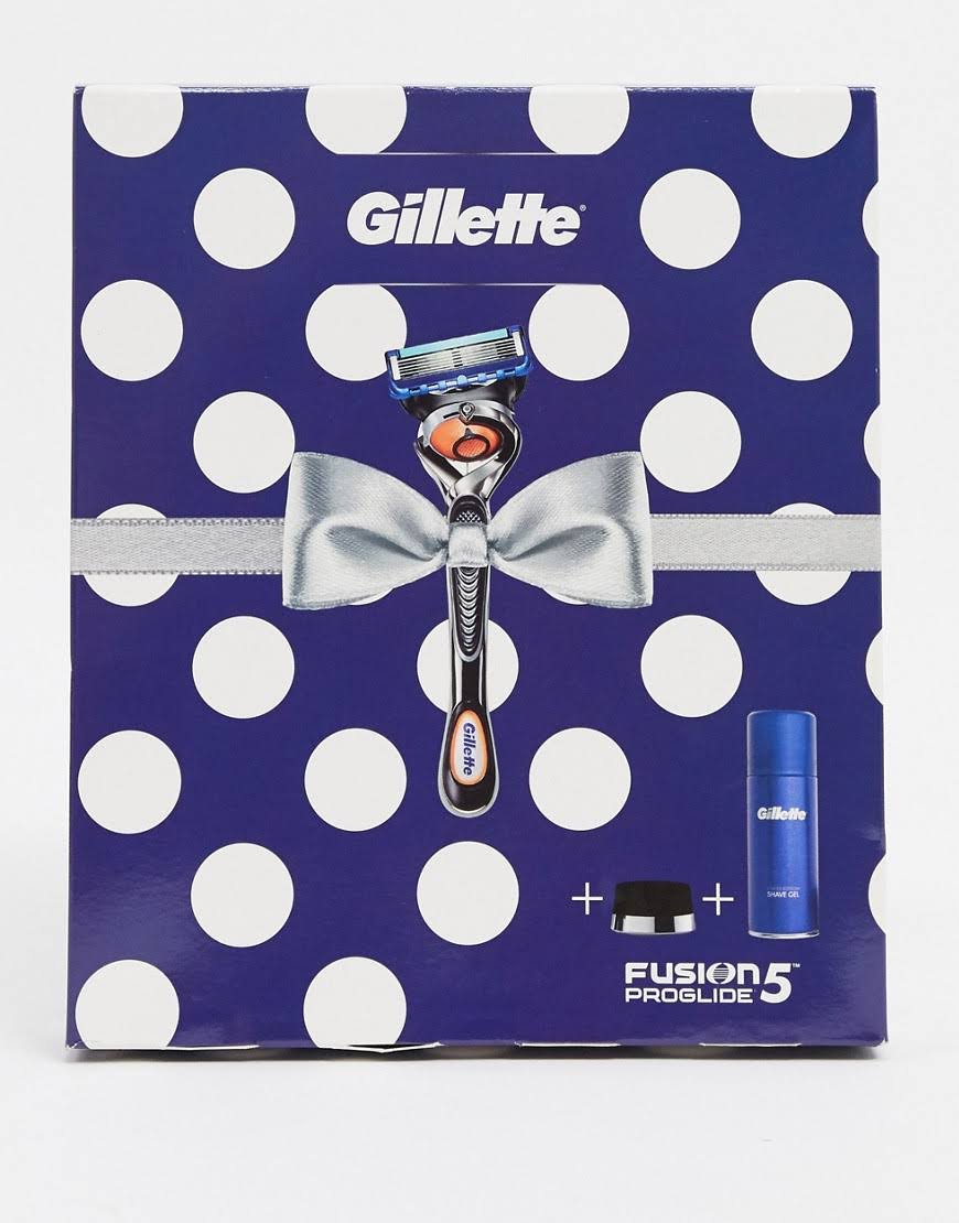 Gillette Fusion Proglide Razor and Stand Gift Set-No Colour
