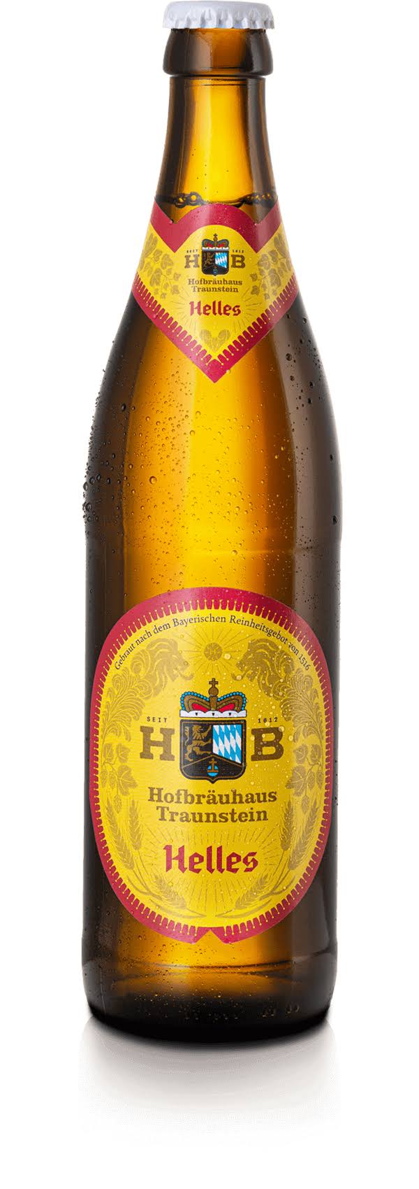 Hofbräuhaus Traunstein- Helles 5.3% ABV 500ml Bottle