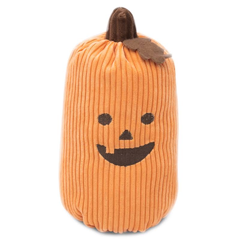 Zippy Paws Plush Squeaker Dog Toy - Halloween Jumbo Pumpkin - Orange