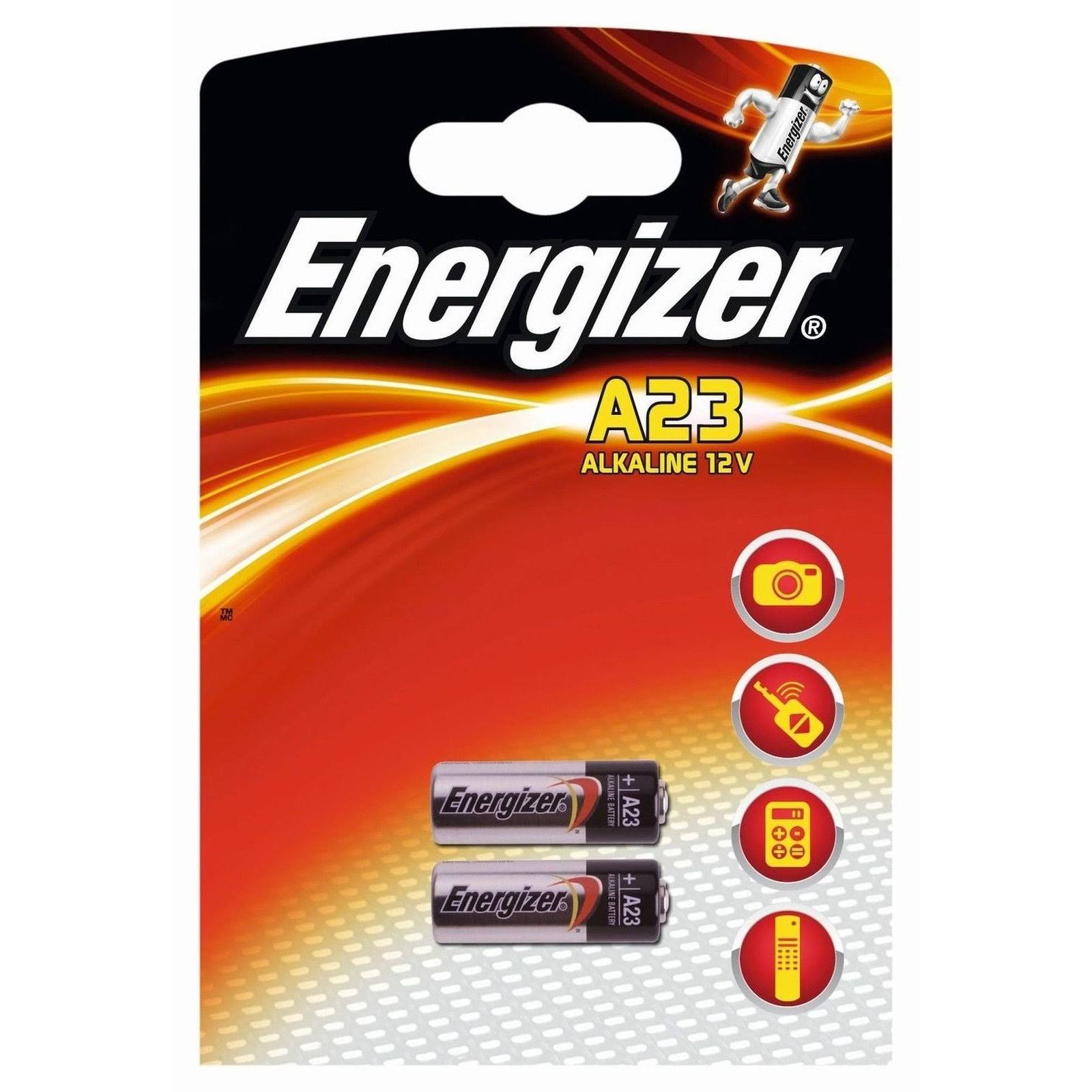 Energizer A23 Alkaline Battery - 2pk, 12V
