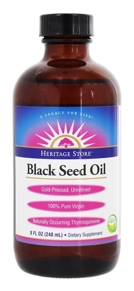Heritage Store Black Seed Oil - 8oz