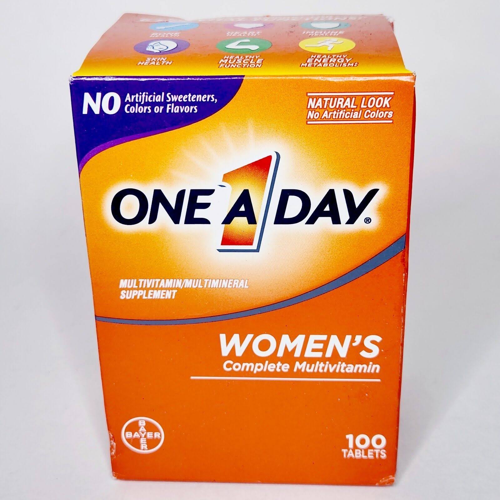 One-A-Day Women's Complete Multivitamin -- 100 Tablets
