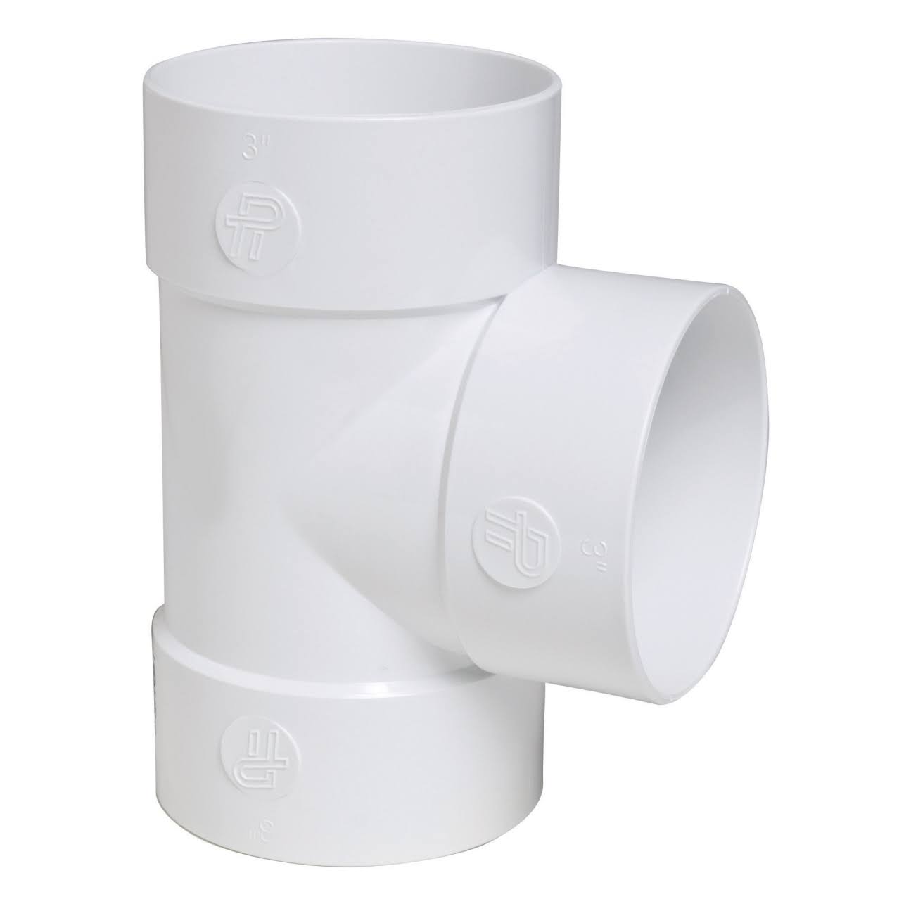 Plastic Trends P102 PVC Pipe Fitting Tee - 3"