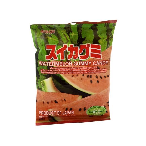 Kasugai Japanese Gummy Candy - Watermelon, 107g