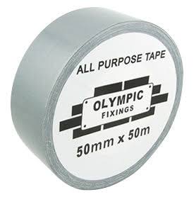 All Purpose Tape White 50mm x 50m