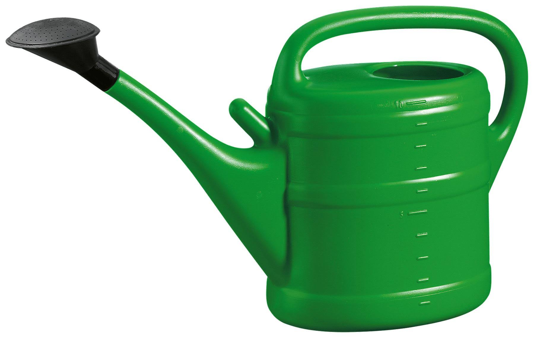 Plastic Watering Can - Green, 10l