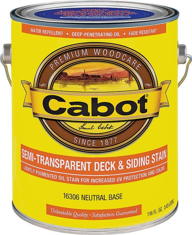 Cabot Semi-Transparent Deck and Siding Stain
