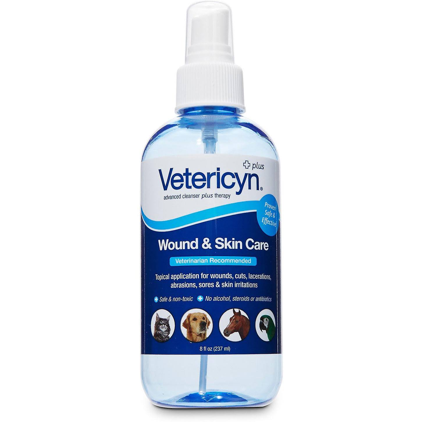 Vetericyn Plus All Animal Wound and Skin Care - 8oz