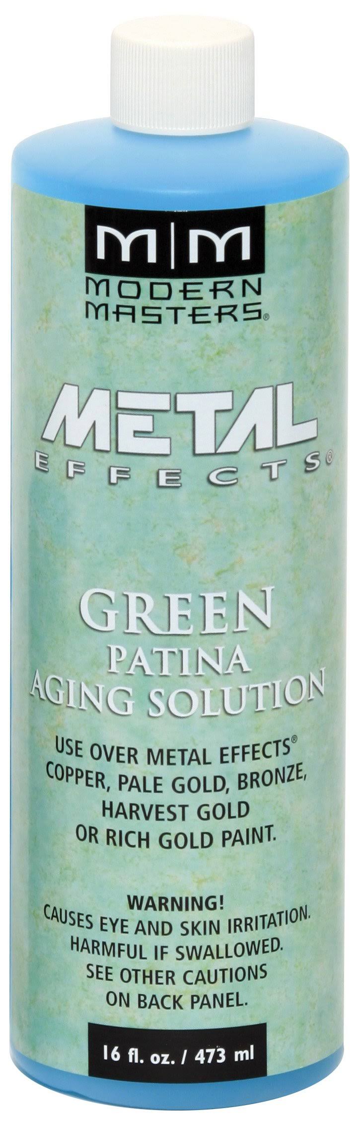 Modern Masters Metal Effects Aging Solution - Green Patina, 473ml