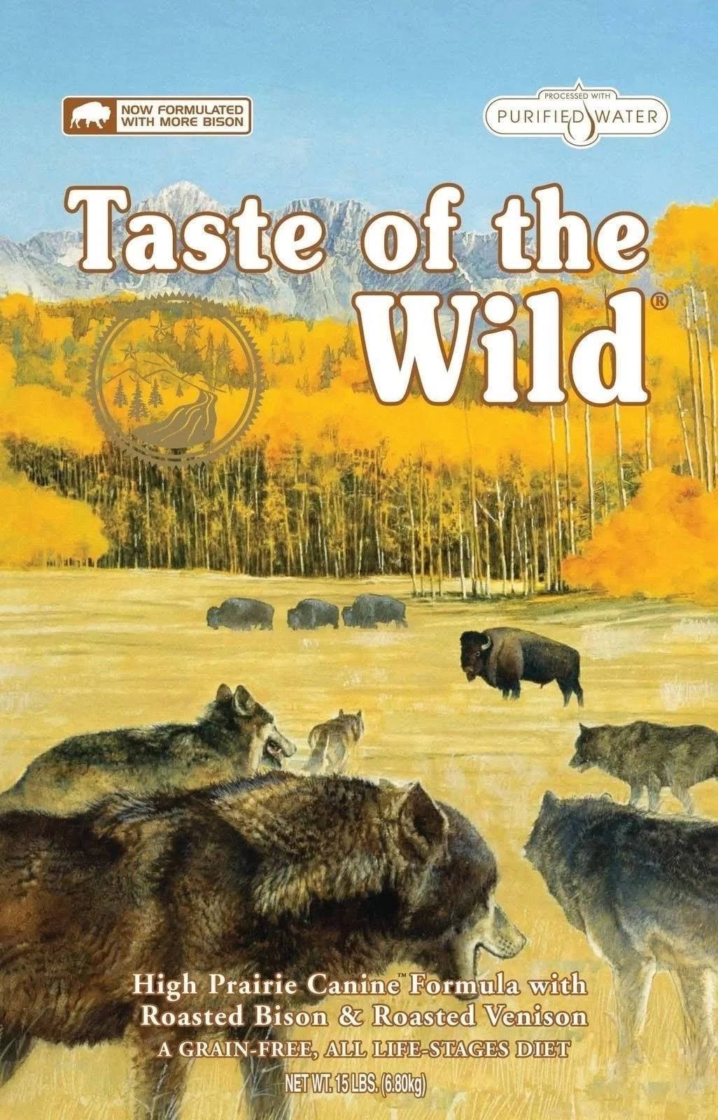 Taste Of The Wild Dog Food - Roasted Bison and Roasted Venison