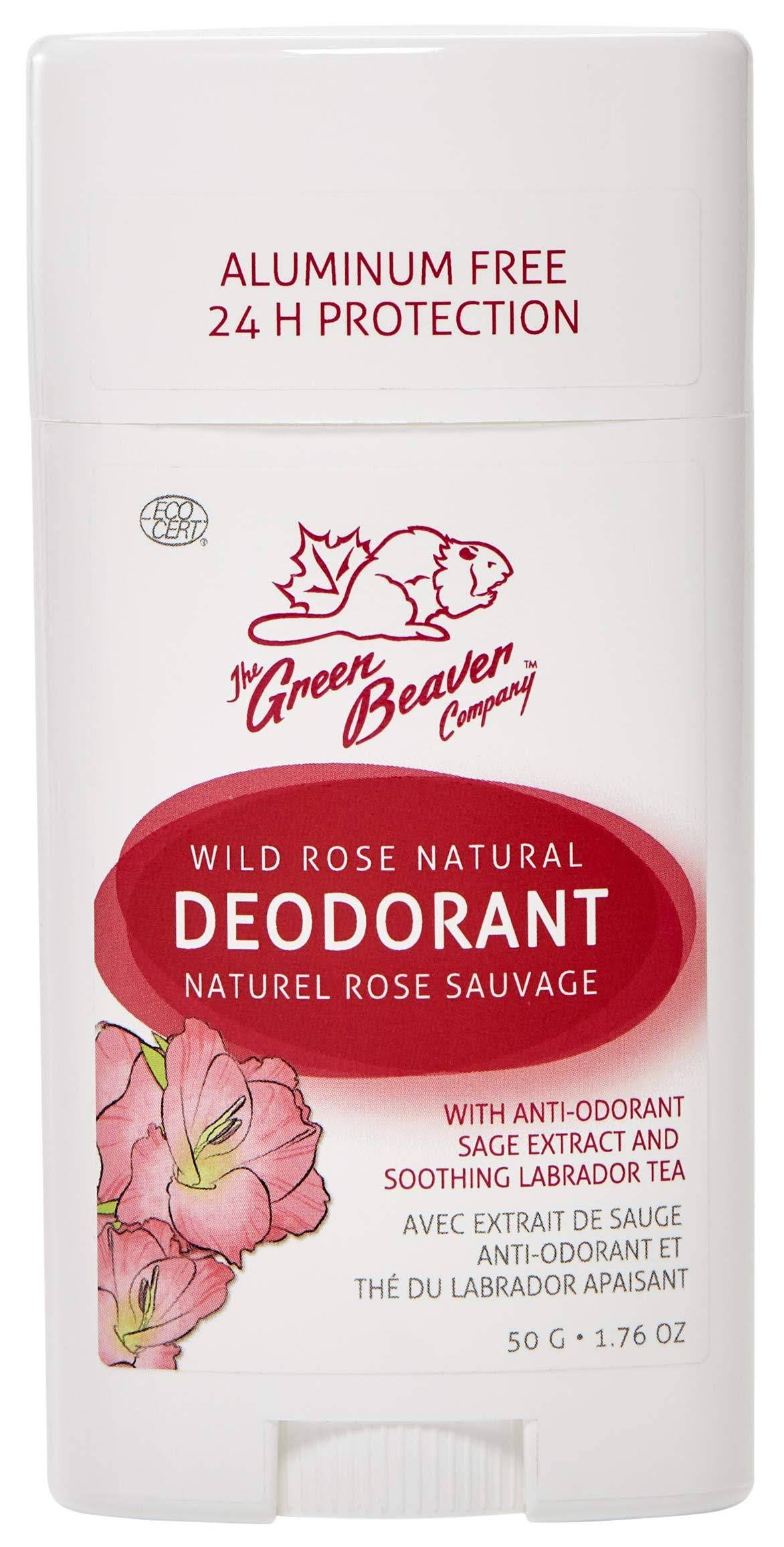 Green Beaver Natural Deodorant - Wild Rose, 50g