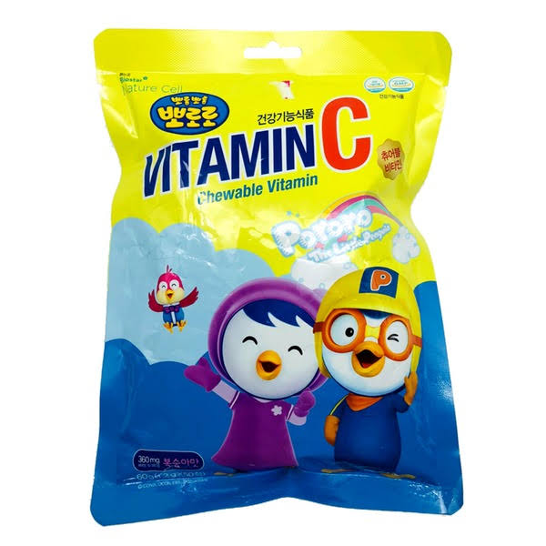 Korean Little Penguin Vitamin C Chewable Tablets - 60g