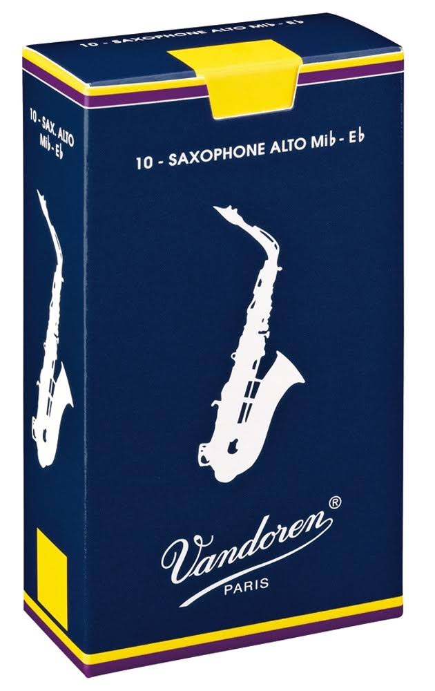 Vandoren SR214 Traditional Alto Saxophone Reeds - Strength 4