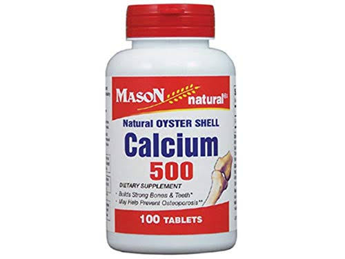 Mason Natural Natural Oyster Shell Calcium 500 - 100 Tablets