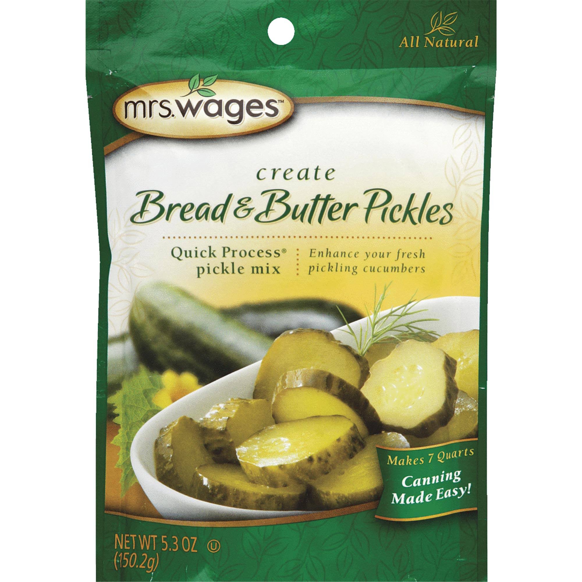 Mrs. Wages Bread n Butter Pickle Mix - 5.30oz