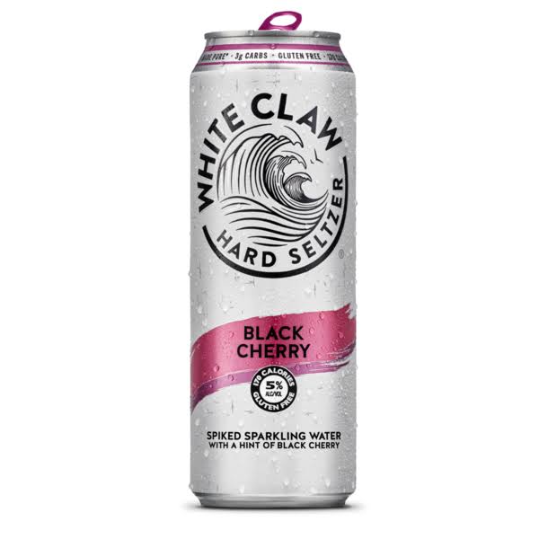 White Claw Black Cherry Hard Seltzer - Beer - 19.2oz Can