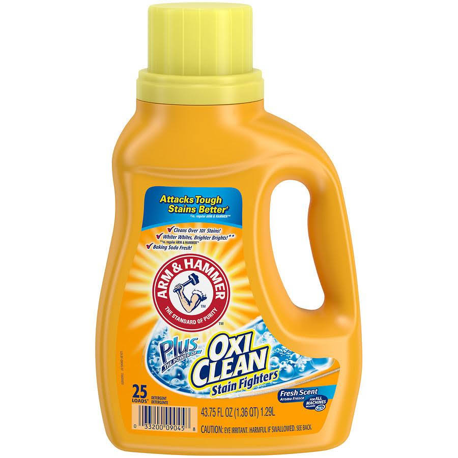 Arm and Hammer Liquid Laundry Concentrate plus OxiClean Detergent - Fresh Scent, 43.75oz