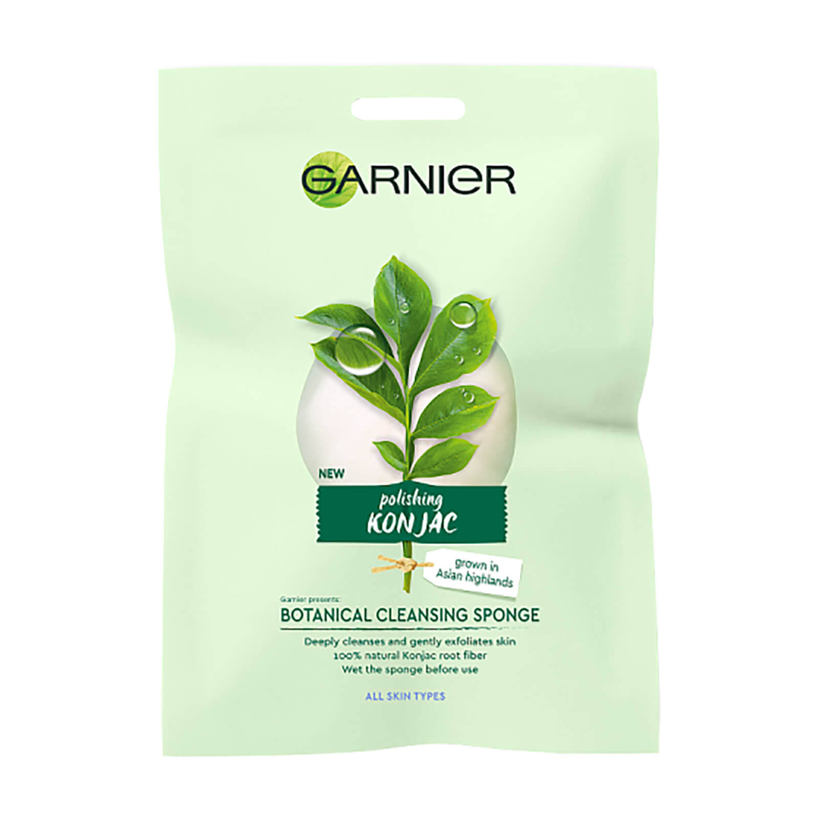 Garnier Organic Konjac Botanical Cleansing Sponge 100% Reusable