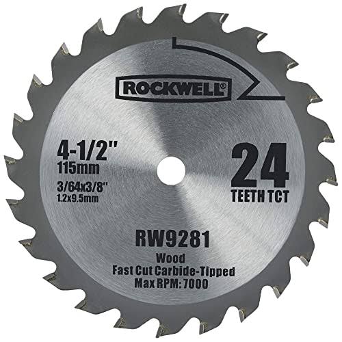 Rockwell Circular Saw Blade - 24 Teeth, 4-1/2", 115mm
