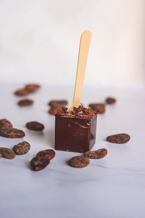 Nibbed Organic Dark Chocolate Melting Spoon 40g