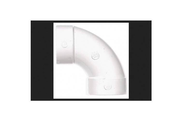 Plastic Trends 90 Degree Elbow Long Sweep - 4" X 4"